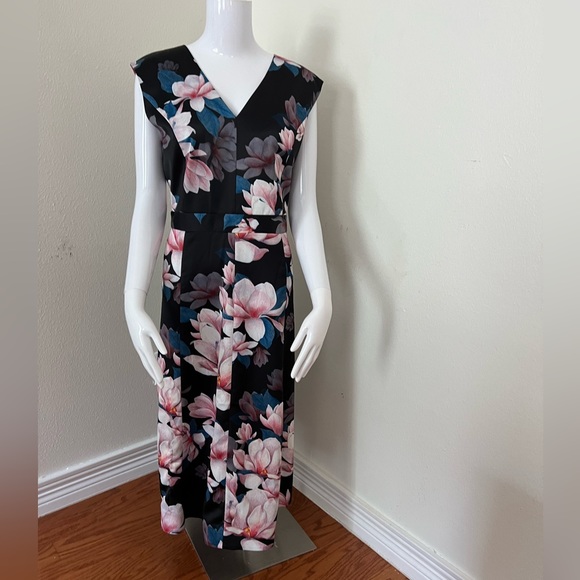 DKNY cocktail floral dress - Picture 1 of 11